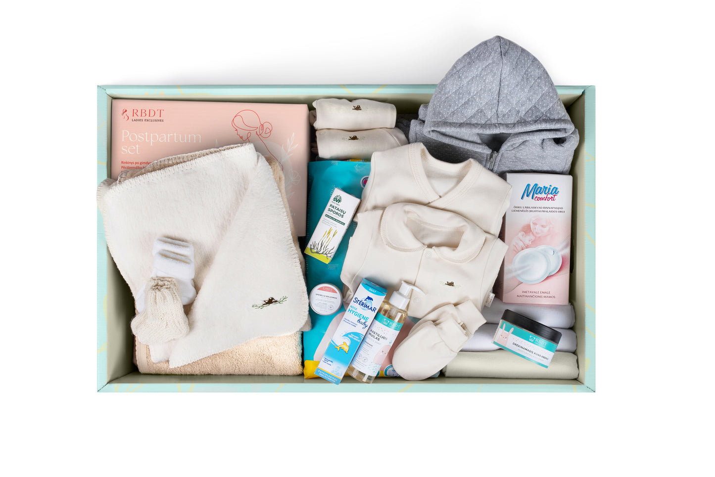 Baby's Nest kūdikio kraitelis su organine medvilne Paradise