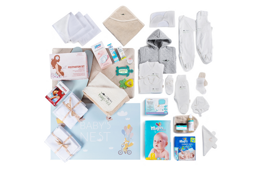 Kūdikio lizdelis su natūralia medvilne