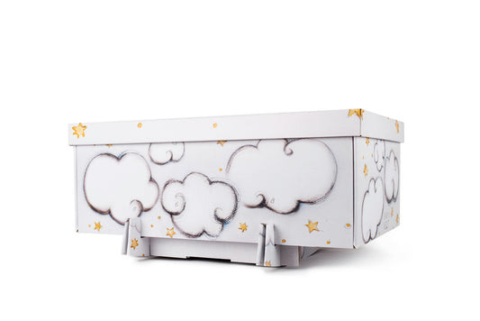 Kūdikio lizdas su organine medvilne Debesėlis